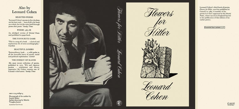 Item #32187 Flowers for Hitler. Leonard Cohen.