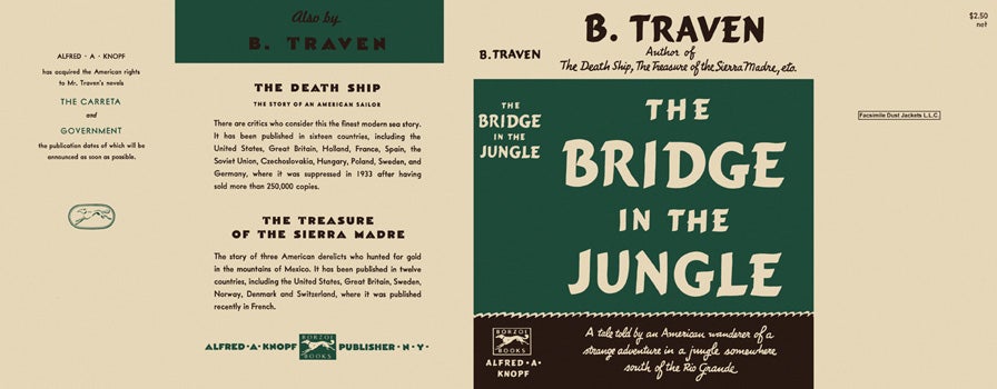 Item #3221 Bridge in the Jungle, The. B. Traven.