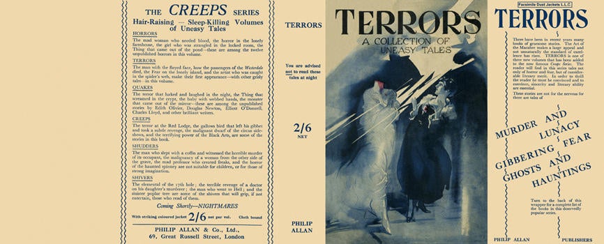 Item #32220 Terrors. Charles Lloyd Birkin, Anthology.