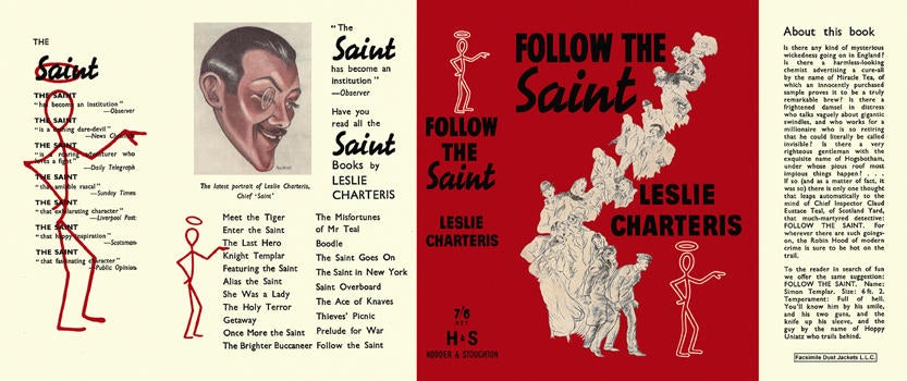 Item #32223 Follow the Saint. Leslie Charteris