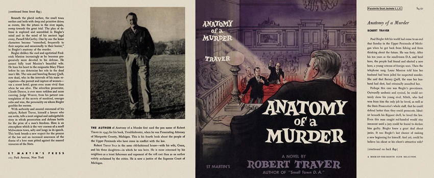 Item #3223 Anatomy of a Murder. Robert Traver.