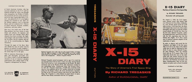 Item #32242 X-15 Diary. Richard Tregaskis.