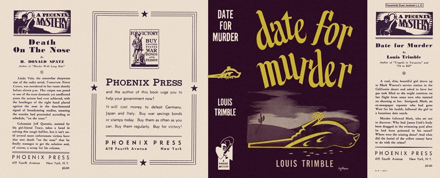 Item #3226 Date for Murder. Louis Trimble.