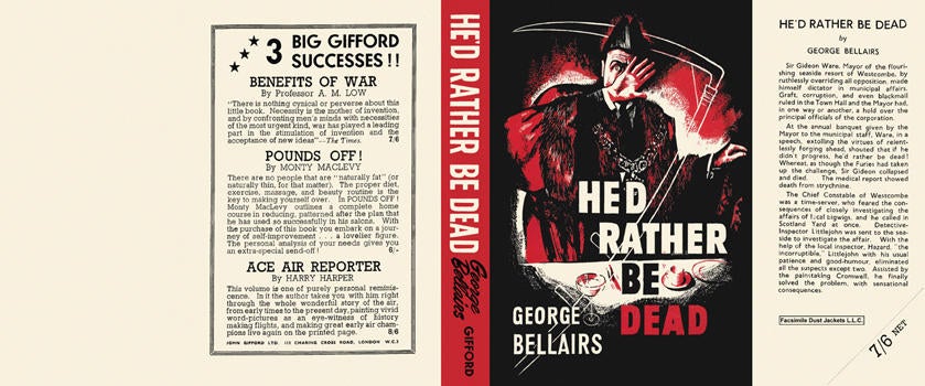 Item #32292 He'd Rather Be Dead. George Bellairs.