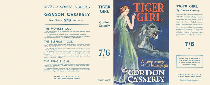 Item #32307 Tiger Girl. Gordon Casserly.