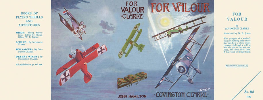Item #32310 For Valour. Covington Clarke, W. E. Johns.