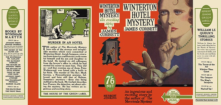 Item #32317 Winterton Hotel Mystery. James Corbett.