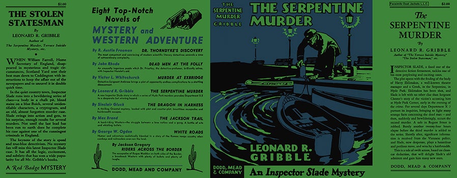 Item #32333 Serpentine Murder, The. Leonard R. Gribble.