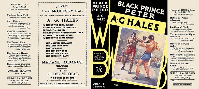 Item #32494 Black Prince Peter. A. G. Hales.