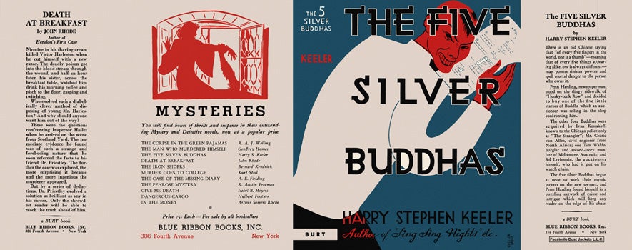 Item #32498 Five Silver Buddhas, The. Harry Stephen Keeler