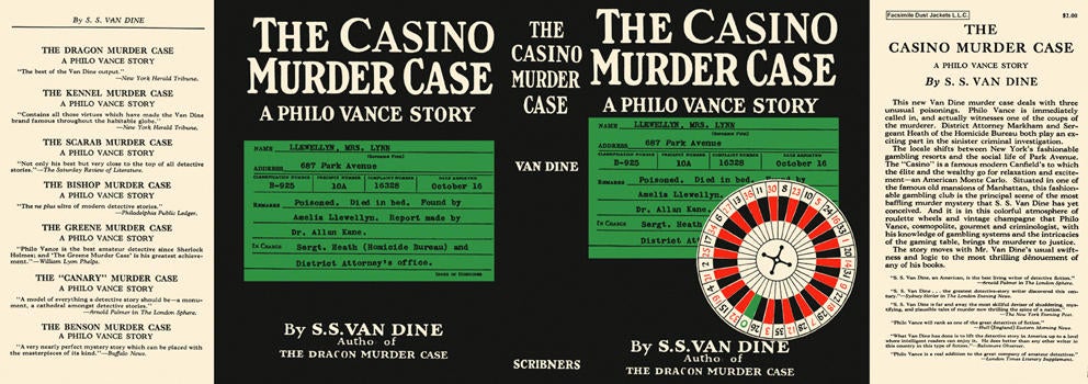 Item #3261 Casino Murder Case, The. S. S. Van Dine.