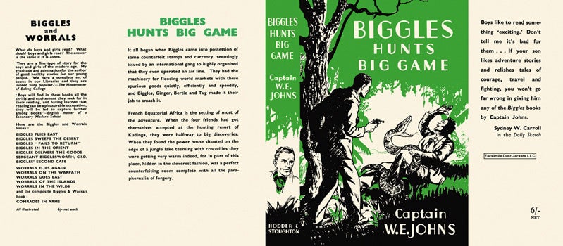 Item #32715 Biggles Hunts Big Game. Captain W. E. Johns.