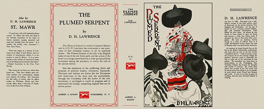 Item #32721 Plumed Serpent, The. D. H. Lawrence