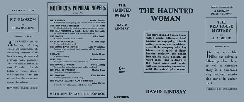 Item #32727 Haunted Woman, The. David Lindsay.