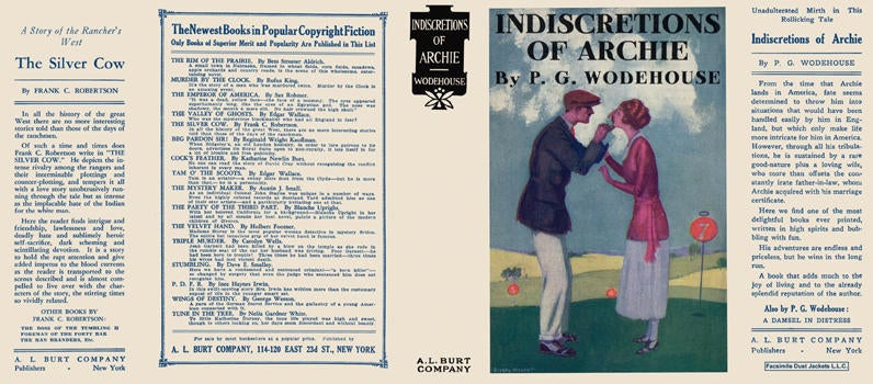 Item #32752 Indiscretions of Archie. P. G. Wodehouse