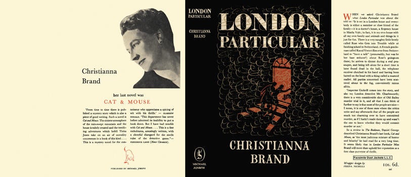 Item #328 London Particular. Christianna Brand