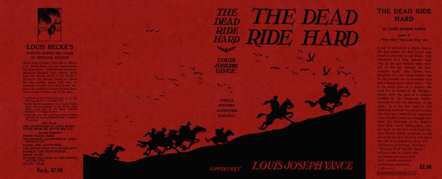 Item #3280 Dead Ride Hard, The. Louis Joseph Vance