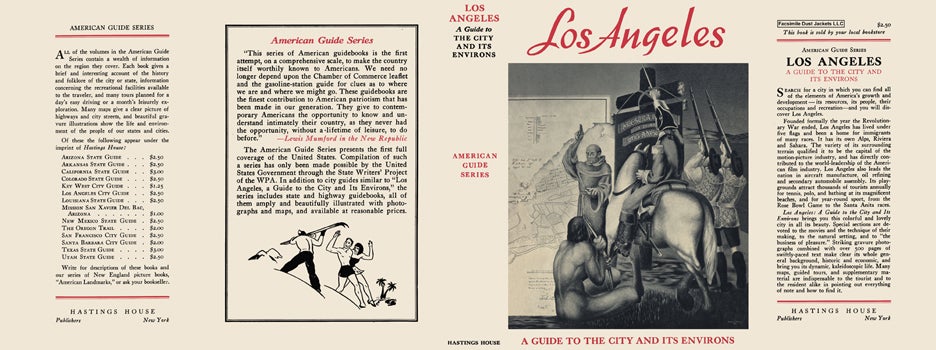 Item #32871 Los Angeles, A Guide to the City and Its Environs. American Guide Series, WPA.
