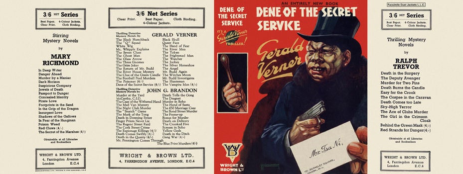 Item #3290 Dene of the Secret Service. Gerald Verner