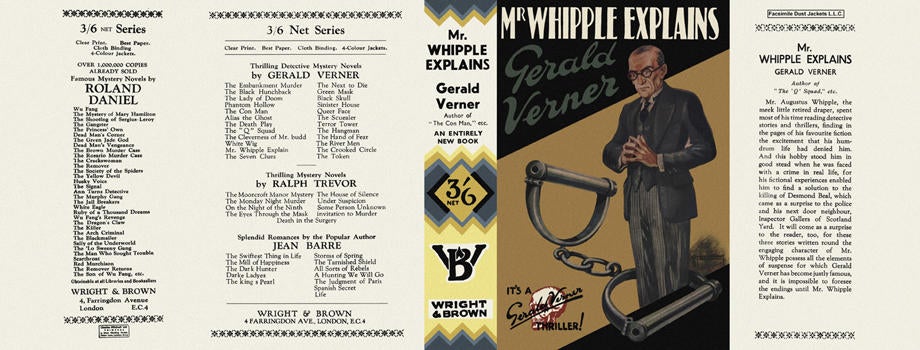 Item #3292 Mr. Whipple Explains. Gerald Verner.