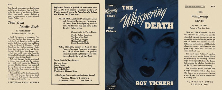 Item #3298 Whispering Death, The. Roy Vickers