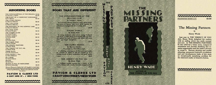 Item #3316 Missing Partners, The. Henry Wade