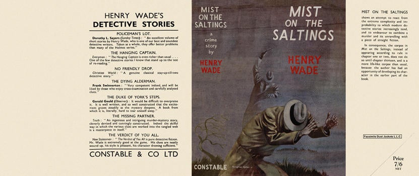 Item #3317 Mist on the Saltings. Henry Wade.