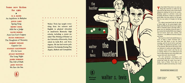 Item #3323 Hustler, The. Walter S. Tevis