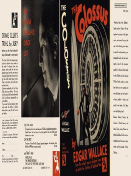 Colossus, The. Edgar Wallace.