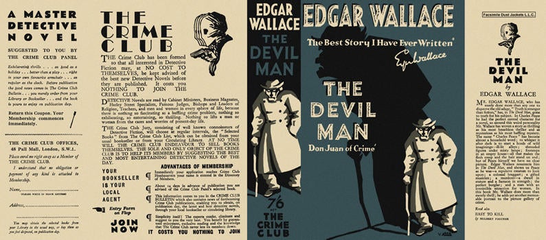 Item #3339 Devil Man, The. Edgar Wallace.