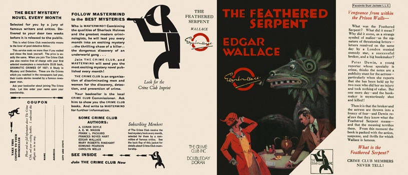 Item #3345 Feathered Serpent, The. Edgar Wallace.