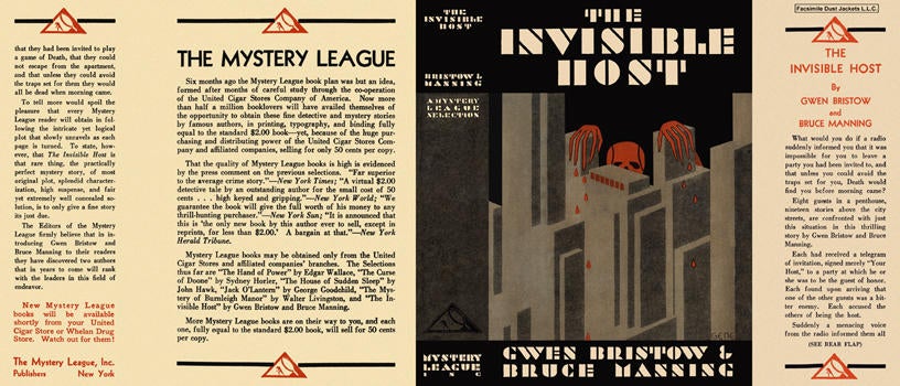 Item #335 Invisible Host, The. Gwen Bristow, Bruce Manning