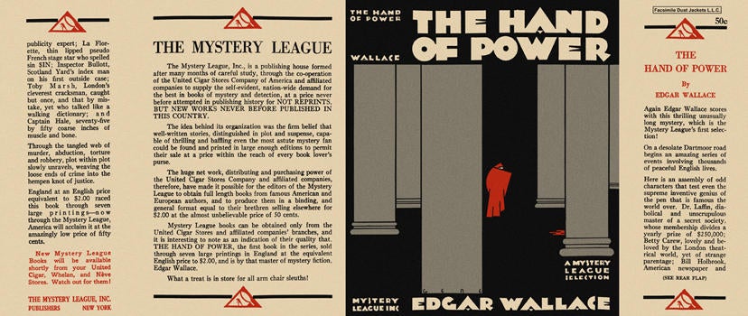 Item #3352 Hand of Power, The. Edgar Wallace.