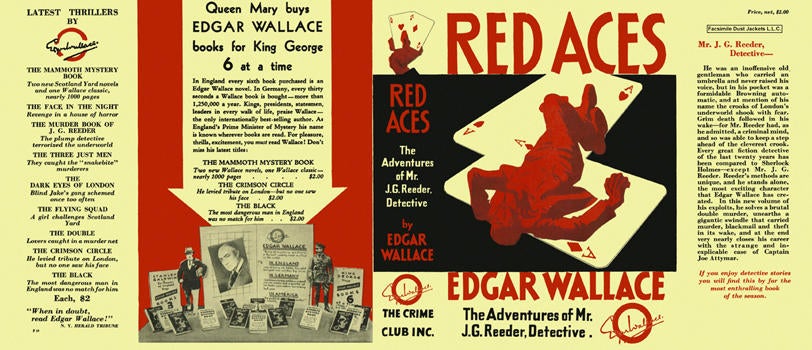 Item #3368 Red Aces. Edgar Wallace