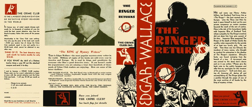 Item #3370 Ringer Returns, The. Edgar Wallace