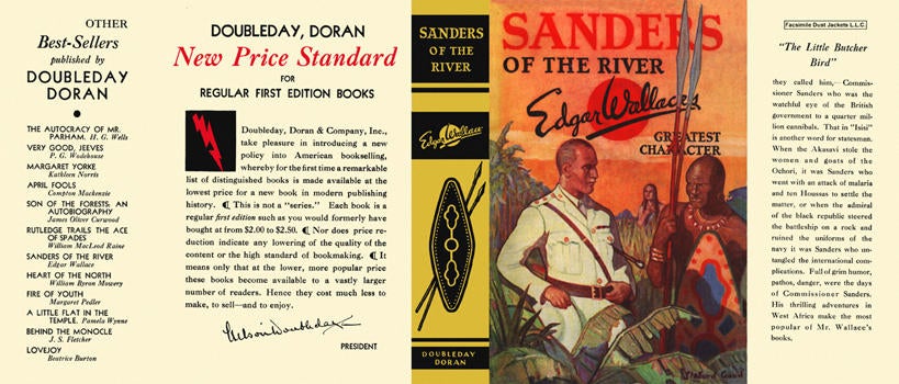 Item #3373 Sanders of the River. Edgar Wallace