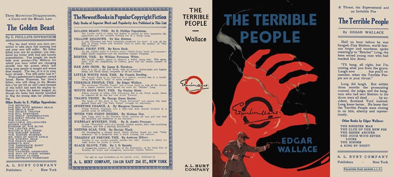 Item #3378 Terrible People, The. Edgar Wallace