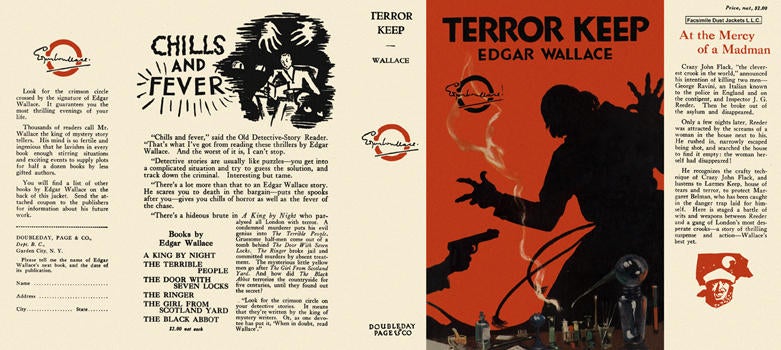 Item #3380 Terror Keep. Edgar Wallace