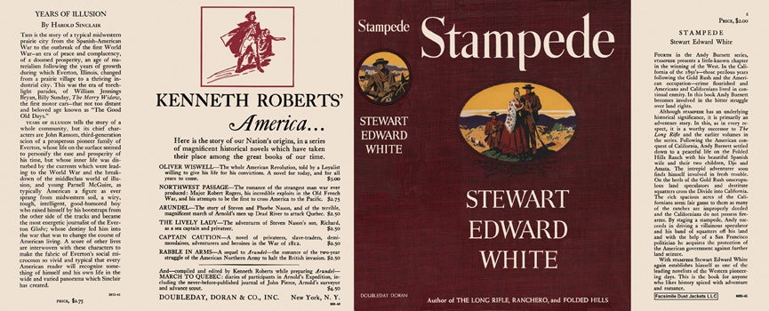 Item #33833 Stampede. Stewart Edward White