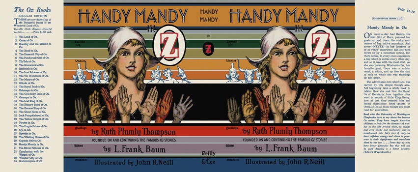 Item #33888 Handy Mandy in Oz. Ruth Plumly Thompson, John R. Neill.