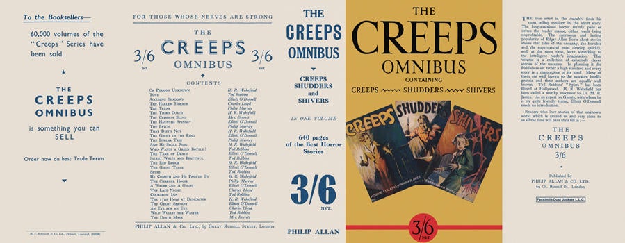 Item #33891 Creeps Omnibus. Anthology