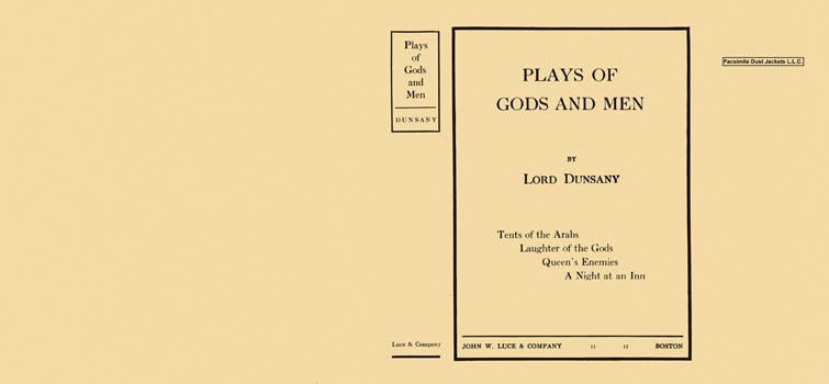 Item #33896 Plays of Gods and Men. Lord Dunsany