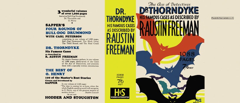 Item #33899 Dr. Thorndyke, His Famous Cases As Described by R. Austin Freeman. R. Austin Freeman