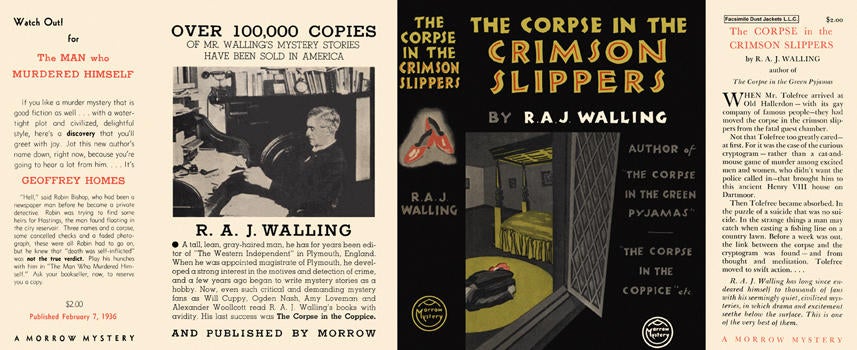 Item #3391 Corpse in the Crimson Slippers, The. R. A. J. Walling