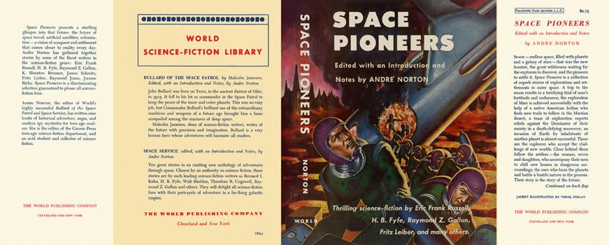 Item #33911 Space Pioneers. Andre Norton, Anthology.