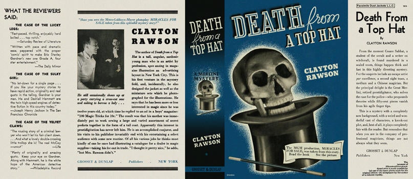 Item #33913 Death from a Top Hat. Clayton Rawson.