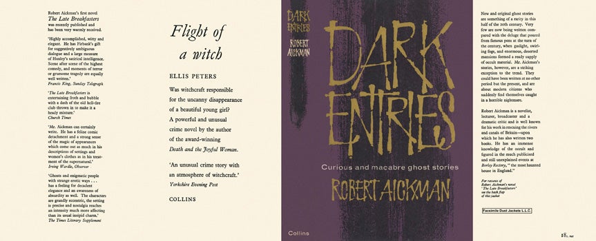 Item #33922 Dark Entries. Robert Aickman