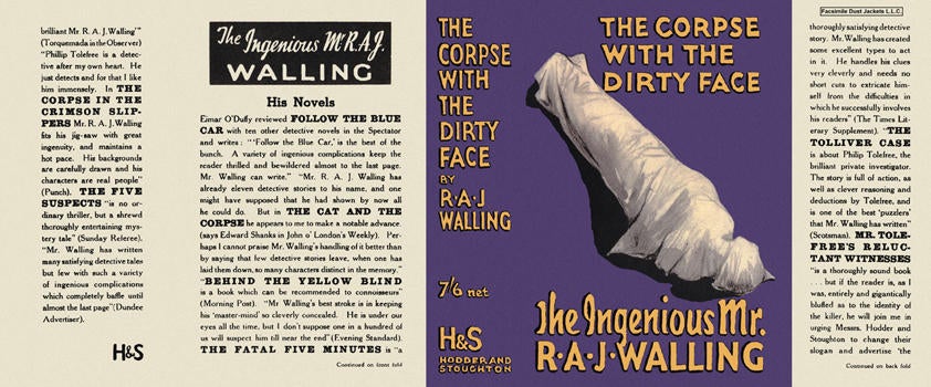 Item #3394 Corpse with the Dirty Face, The. R. A. J. Walling