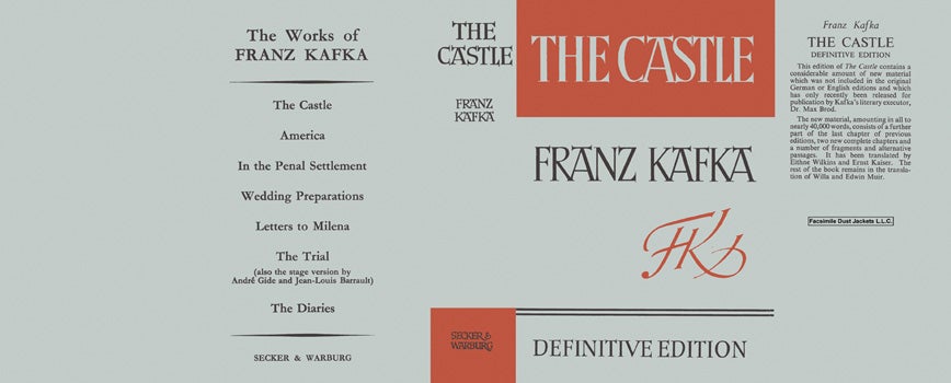 Item #33964 Castle, The. Franz Kafka