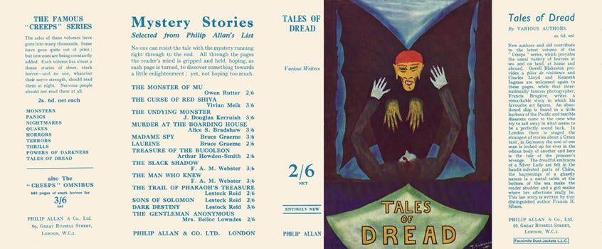 Item #33996 Tales of Dread. Charles Lloyd Birkin, Anthology